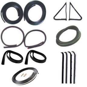 Precision Weatherstrip Kit w/Chrome Trim (1980-1986) Precision