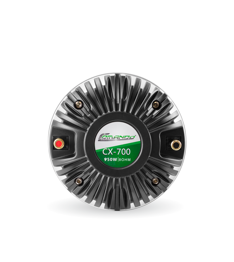 CX-700 | 950 MAX. | 8Ω Comando Audio