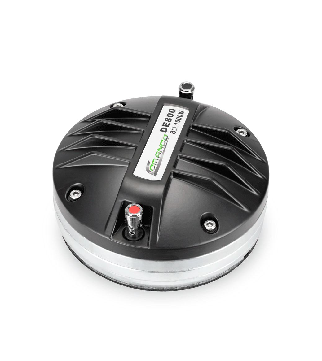 DE800 | 1000W MAX. | 8Ω Comando Audio