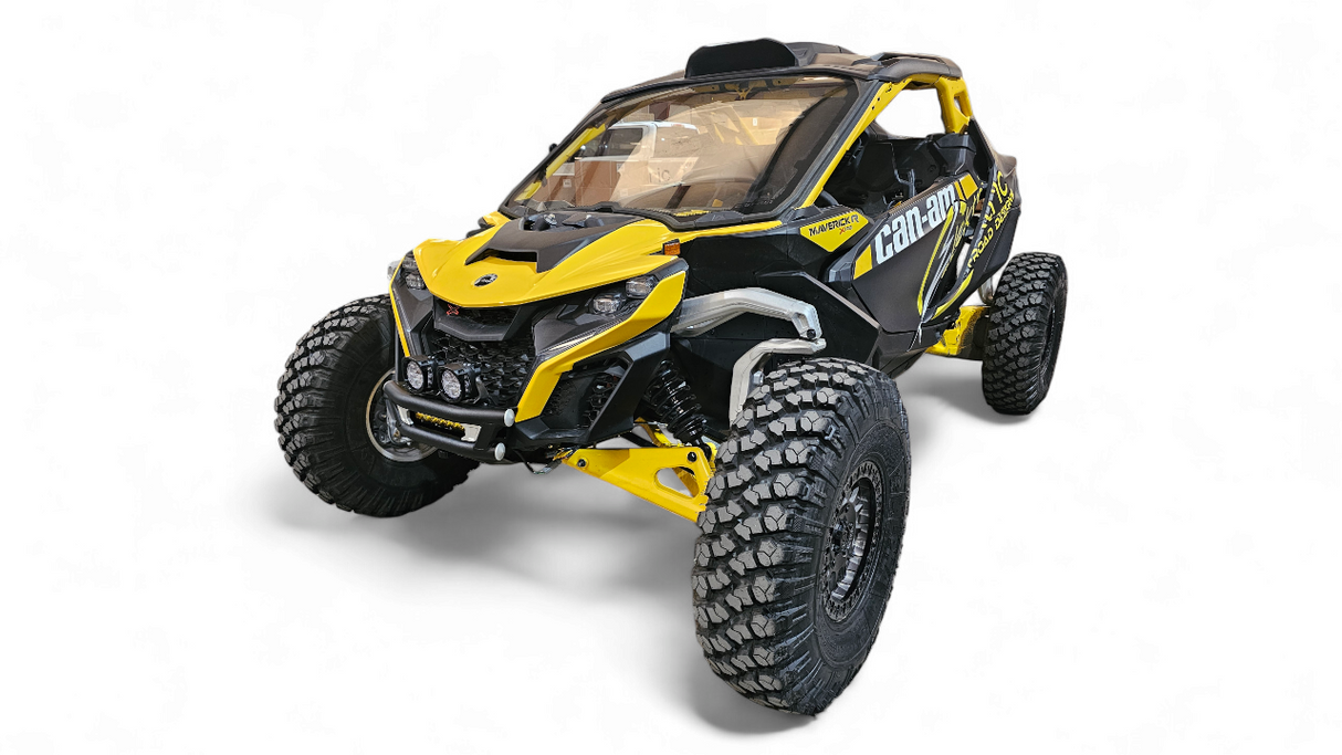 2024 + Can-Am Maverick R Amp front winch bumper www.elektricoffroad.com