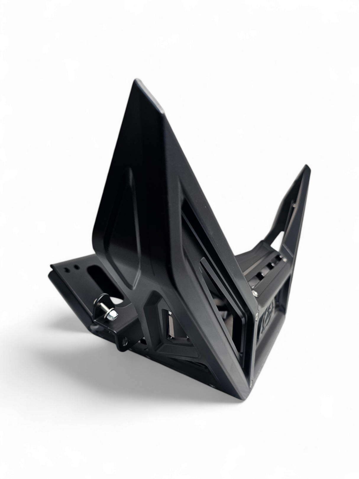 2017 to Current Can-Am X3 Maverick Machined Billet Front Winch Bumper (Black Anodize) www.elektricoffroad.com