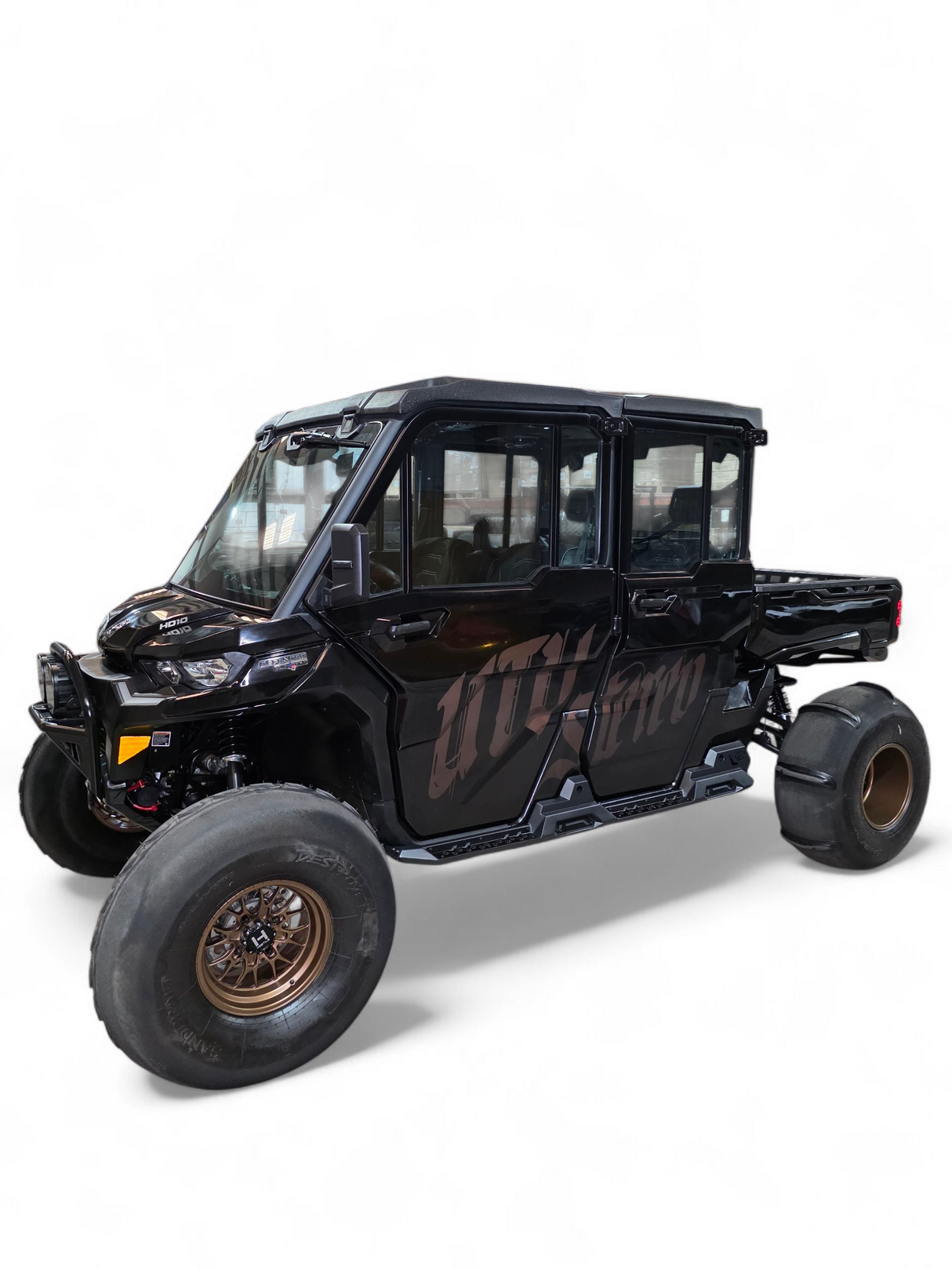 2016+ Can Am Defender HD10 Rock Steps (4 Seat) www.elektricoffroad.com