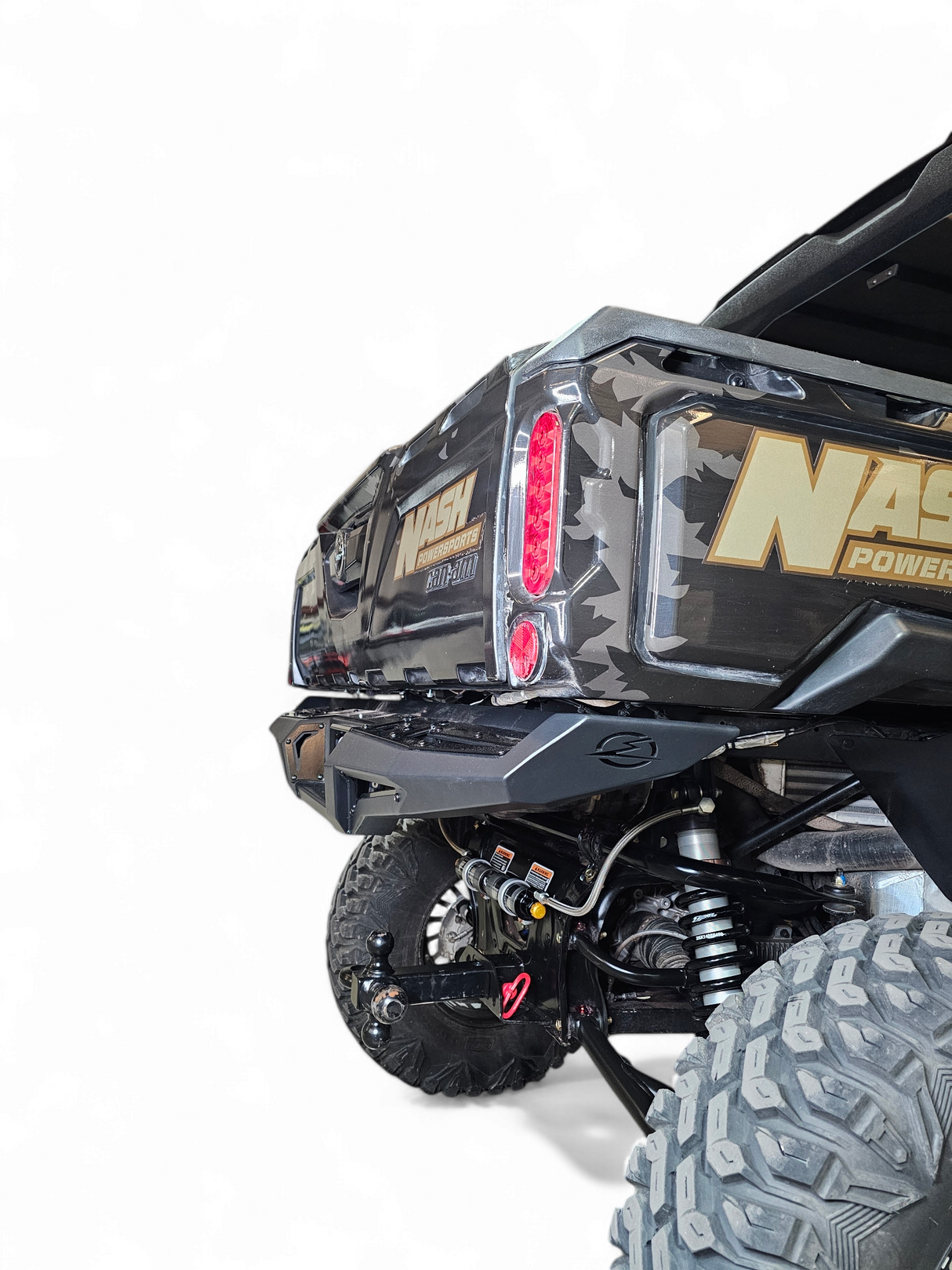 2016+ Can-Am Defender HD10 Volt Rear Bumper www.elektricoffroad.com