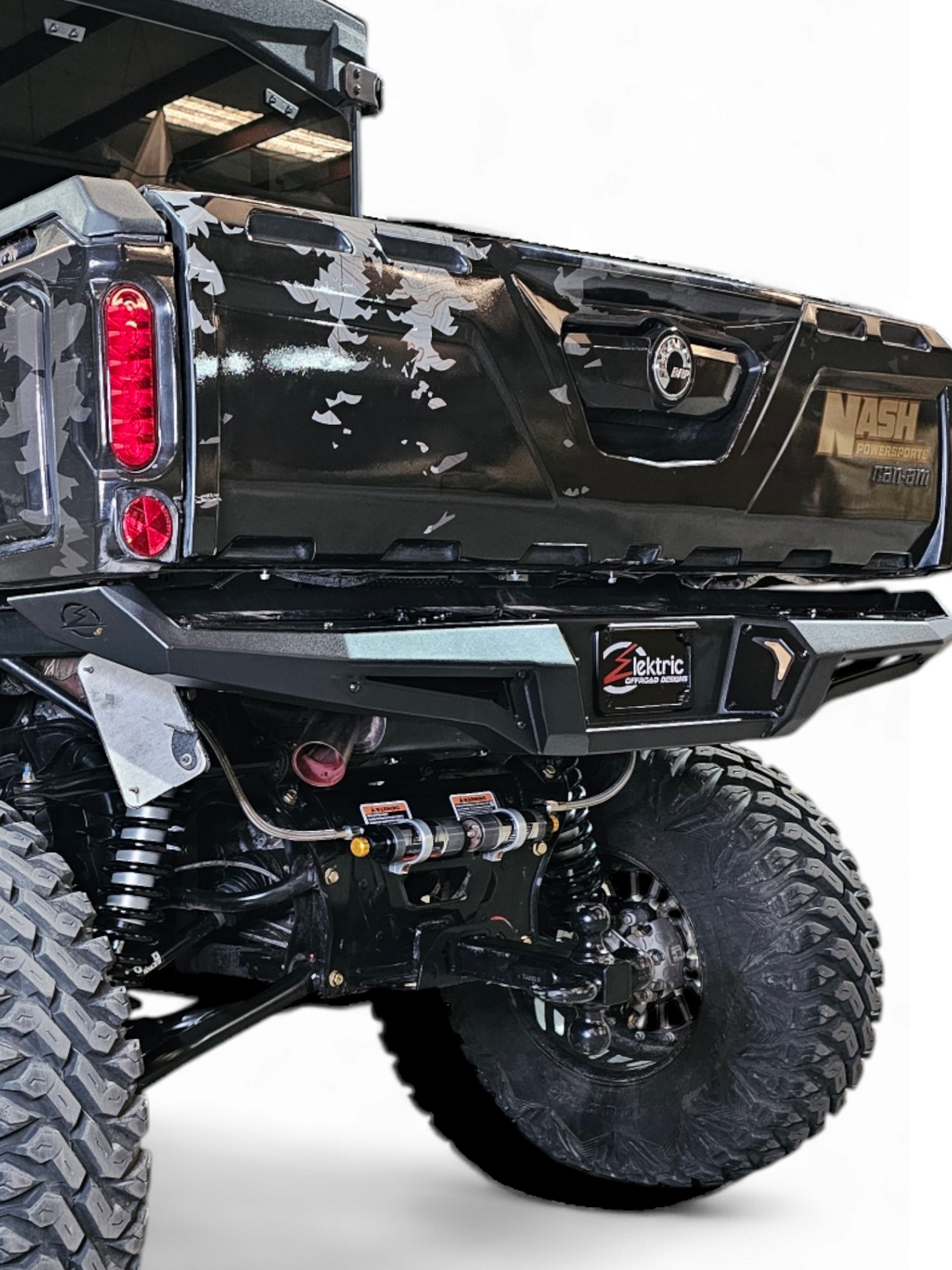 2016+ Can-Am Defender HD10 Volt Rear Bumper www.elektricoffroad.com