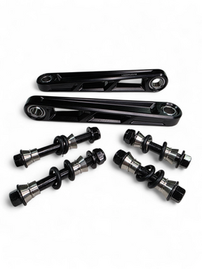 2024+ Can Am Maverick R Front Sway Bar Links Anodized Black www.elektricoffroad.com