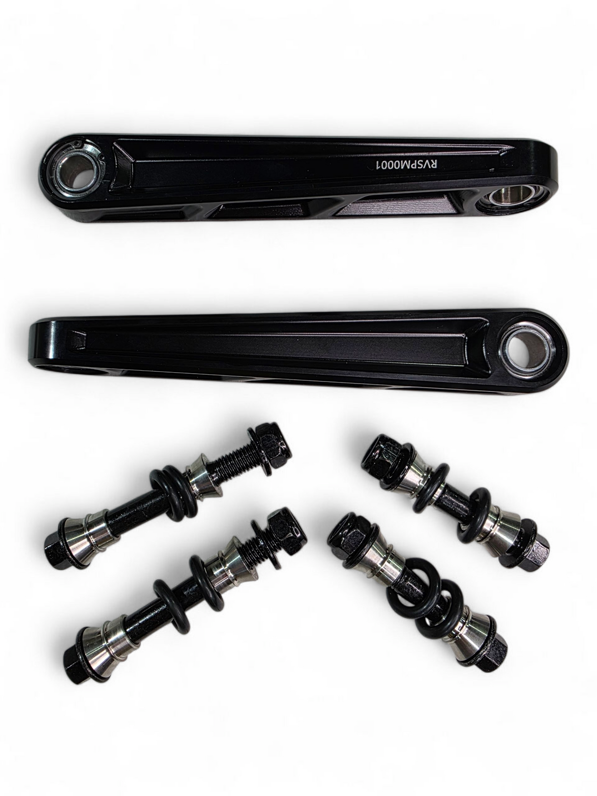 2024+ Can Am Maverick R Front Sway Bar Links Anodized Black www.elektricoffroad.com