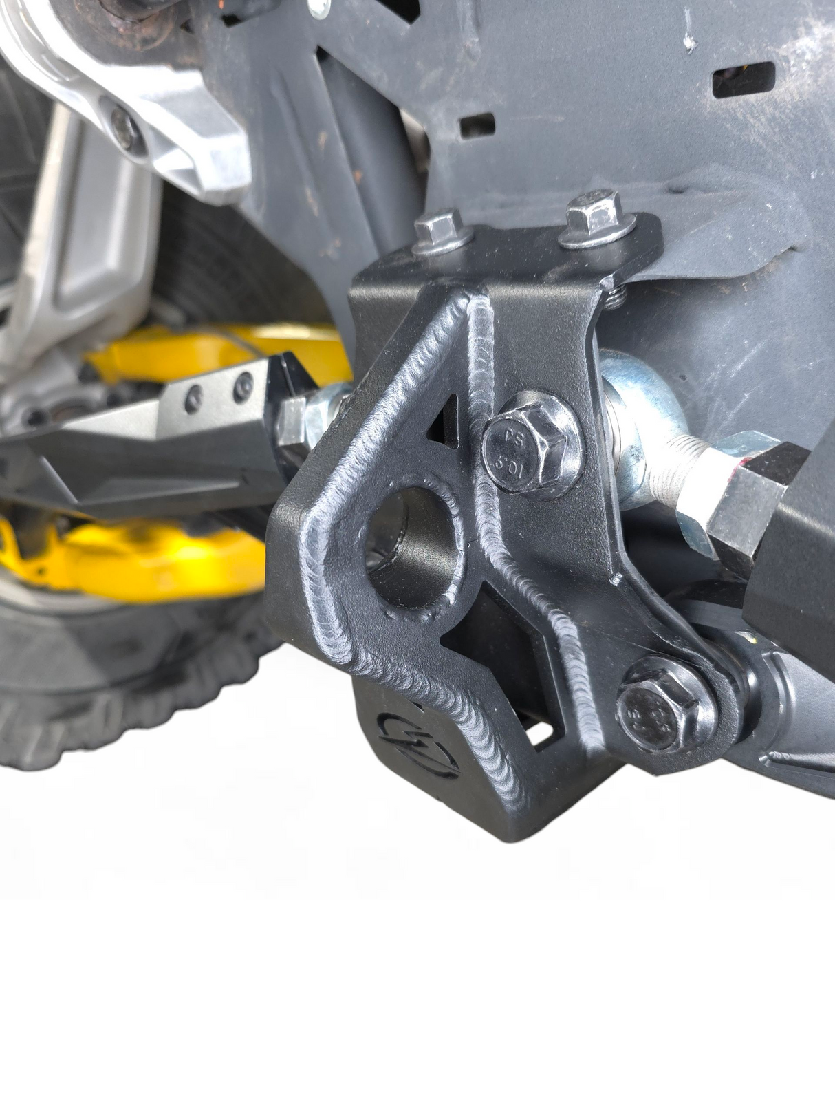 2024-26 Can Am Maverick R Sheet Metal Radius Rod Plate (2 Seat) Does not fit RC Models www.elektricoffroad.com