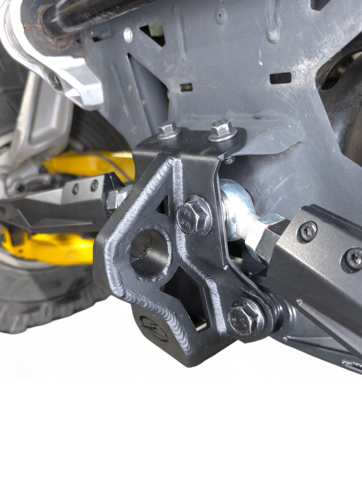 2024-26 Can Am Maverick R Sheet Metal Radius Rod Plate (4 Seat) Works with both RC models www.elektricoffroad.com