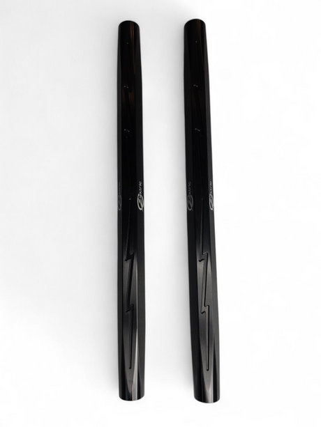 2017+ Can Am X3 Maverick Billet Tie Rods Anodized Black (RS 72" Model Only) www.elektricoffroad.com