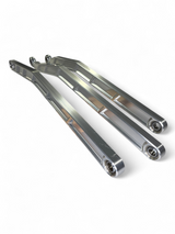 2017+ Can Am X3 Maverick Volt Billet Radius Rods Anodized Clear (RS 72" Model Only) www.elektricoffroad.com