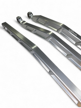 2017+ Can Am X3 Maverick Volt Billet Radius Rods Anodized Clear (RS 72" Model Only) www.elektricoffroad.com