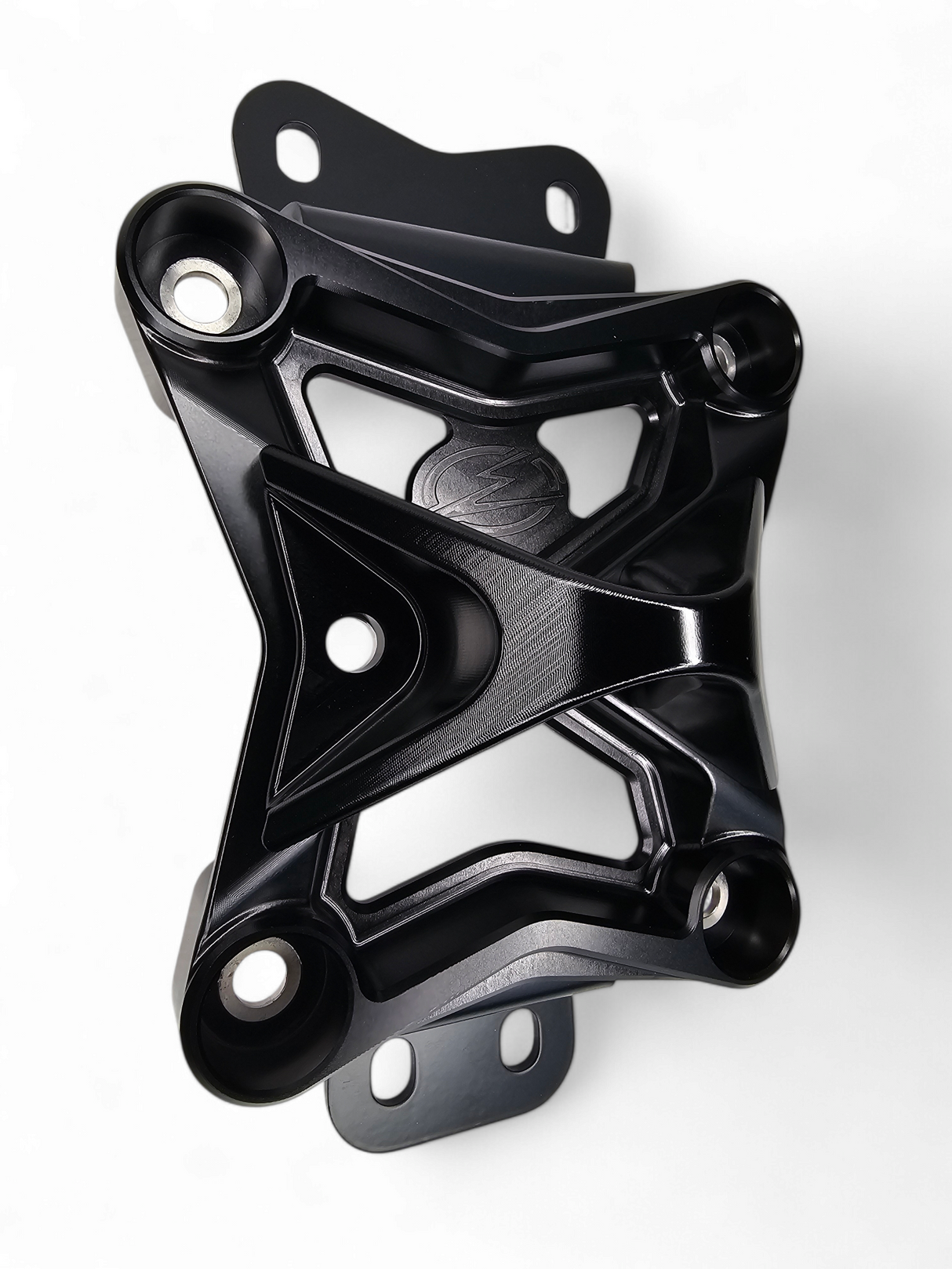 2022 to Current Can Am X3 10 Bolt Radius Rod Plate with Pull Hook (Black) www.elektricoffroad.com