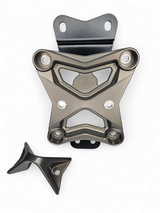 2022 to Current Can Am X3 10 Bolt Radius Rod Plate with Pull Hook (Gun Metal) www.elektricoffroad.com