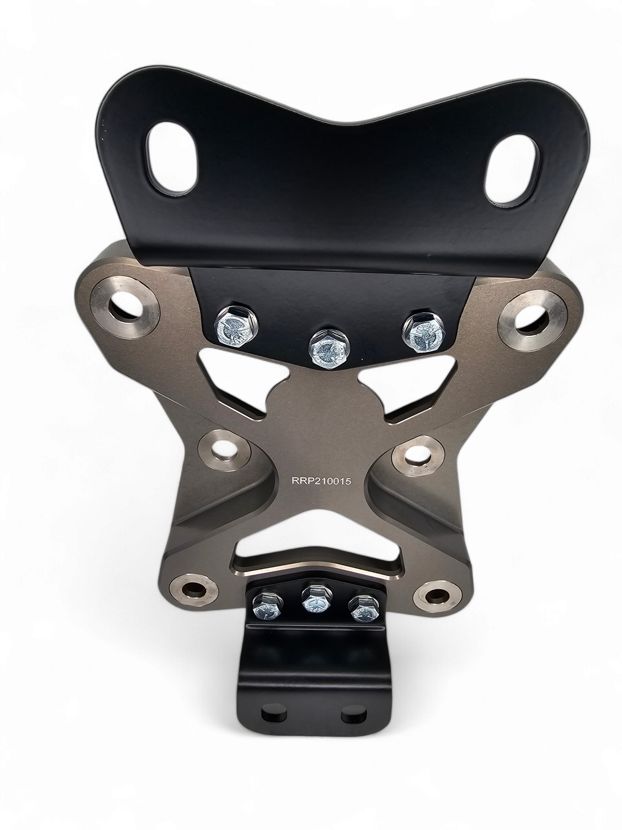 2022 to Current Can Am X3 10 Bolt Radius Rod Plate with Pull Hook (Gun Metal) www.elektricoffroad.com