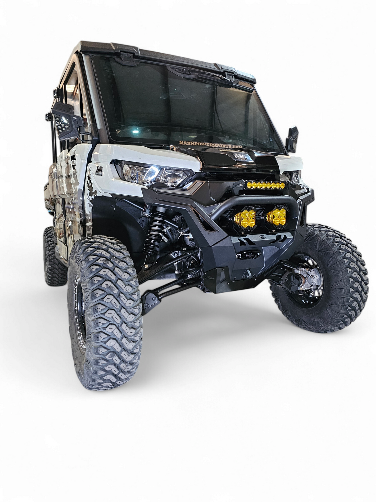 2016+ Can-am Defender HD10 Volt Front Winch Bumper www.elektricoffroad.com
