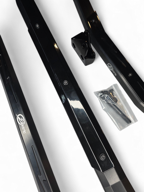 2024+ Can Am Maverick R High Clearance Adjustable Radius Rods (Anodized Black) www.elektricoffroad.com