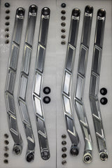 2017+ Can Am X3 Maverick Volt Billet Radius Rods Anodized Clear (RS 72" Model Only) www.elektricoffroad.com