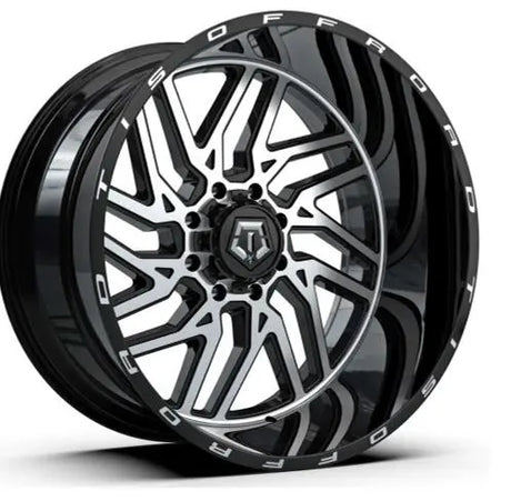 TIS 544MB Wheel 22x12 6x135 6x5.5 (6x139.7) Gloss Black Machined -44 MM Platinum High Performance Solutions, LLC.