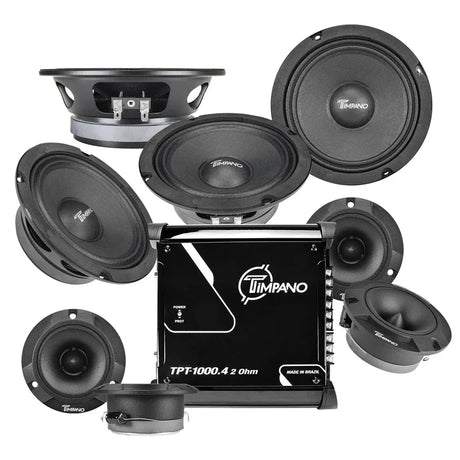 1000 Watts Car Stereo Bundle Timpano Audio