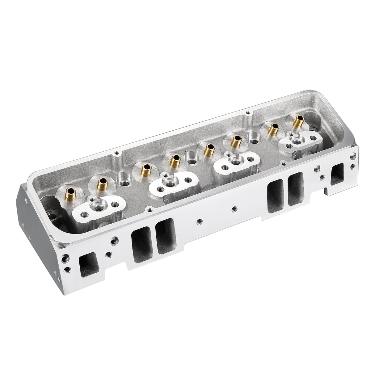 Cast Aluminum Cylinder Head for SBC Engines (Straight Plug) – Fits 1960-1986 Chevy V8 (302/327/350/383/400) Flashark