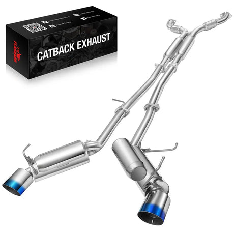 2003-2009 Nissan 350Z 3.5L Catback Exhaust w/ 4.5 Inches Dual Burnt Tips Flashark