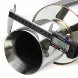 Cat-Back Exhaust for 2001-2005 Honda Civic 1.7L (Excl. Si Hatchback) 4" N1 Burnt Muffler Tip Flashark
