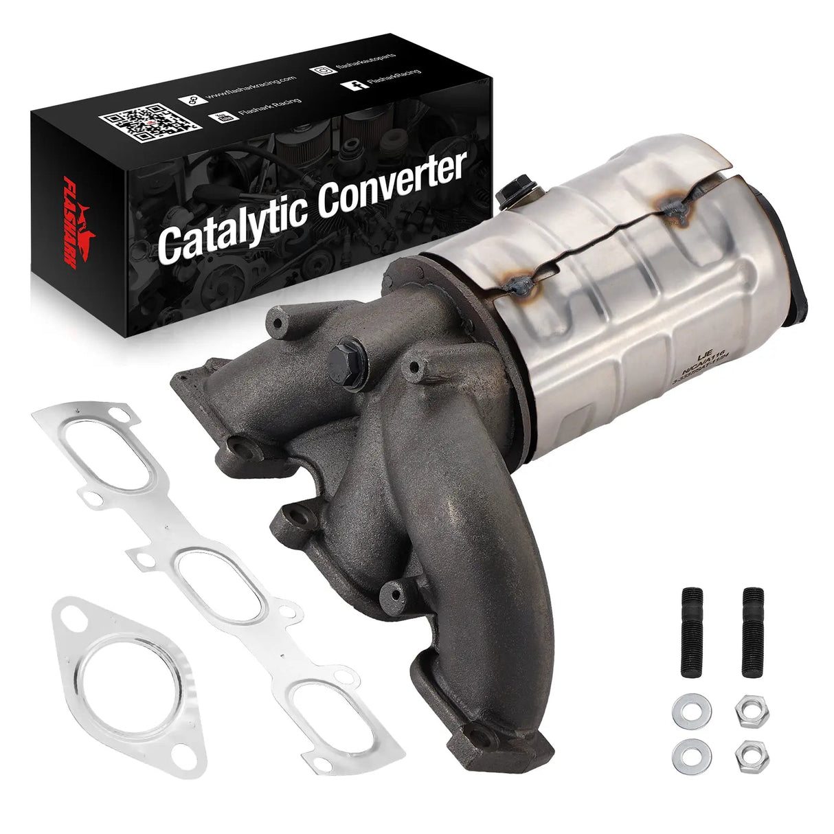 Catalytic Converter For 2011-2015 Ford Edge/Explorer Lincoln MKX V6 3.5L/3.7L-Direct Fit，E.P.A. Compliant Flashark