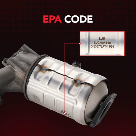Catalytic Converter For 2011-2015 Ford Edge/Explorer Lincoln MKX V6 3.5L/3.7L-Direct Fit，E.P.A. Compliant Flashark