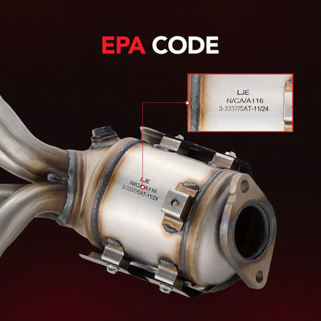 Catalytic Converter Kit for 2012-2017 Hyundai Accent/Veloster Kia Rio/Soul L4 1.6L-Direct Fit，E.P.A. Compliant Flashark