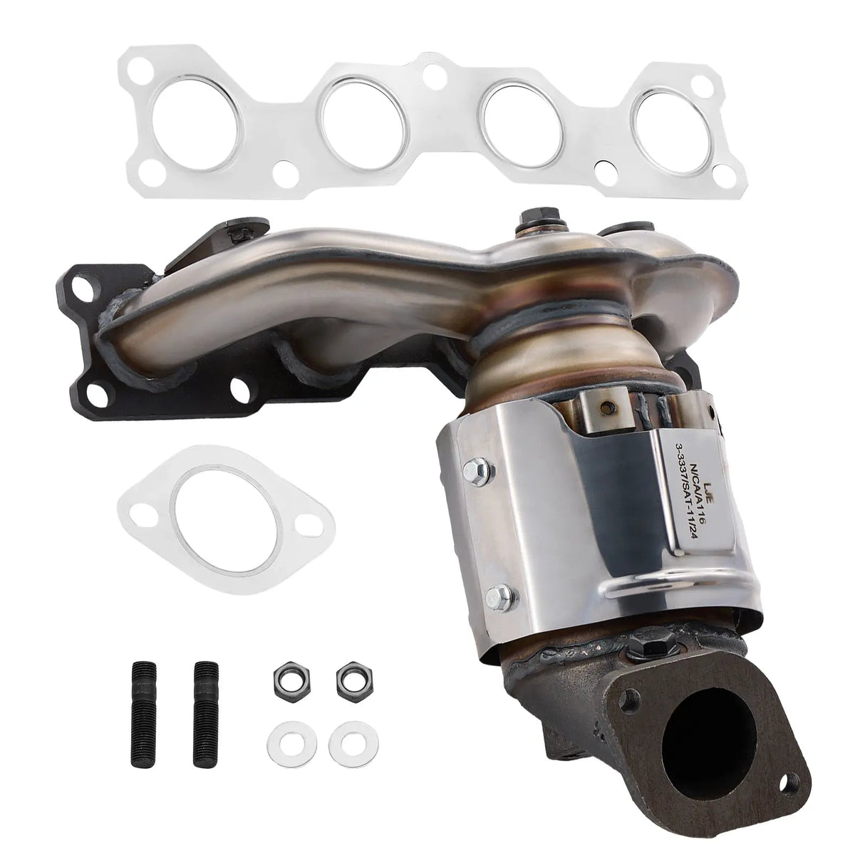 Catalytic Converter Kit for 2013-2016 Hyundai Santa Fe Sport & Kia Sorento L4 2.4L-Direct Fit，E.P.A. Compliant Flashark