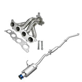 Cat-Back Exhaust for 2001-2005 Honda Civic 1.7L (Excl. Si Hatchback) 4" N1 Burnt Muffler Tip Flashark