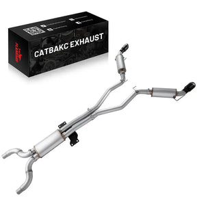 Catback Exhaust System For 2010-2015 Chevy Camaro 6.2L V8 Automatic (L99) 3" Dual Flashark