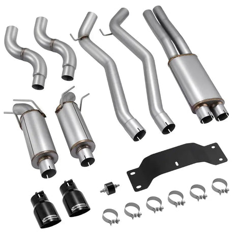 Catback Exhaust System For 2010-2015 Chevy Camaro 6.2L V8 Automatic (L99) 3" Dual Flashark