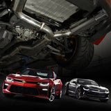 Catback Exhaust System For 2010-2015 Chevy Camaro 6.2L V8 Automatic (L99) 3" Dual