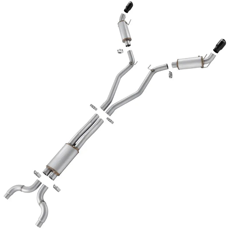 Catback Exhaust System For 2010-2015 Chevy Camaro 6.2L V8 Automatic (L99) 3" Dual Flashark