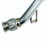 Catless Downpipe Exhaust for 1997-2005 K04/RS6 Fits Audi S4 B5 A6/Allroad C5 2.7T Bi Turbo 3-2.5 Inches
