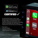 Boss Elite BE10ACP.WX 10.1" Single DIN Digital Multimedia Receiver w/ Bluetooth, Wireless Apple CarPlay and Android Auto (SiriusXM Ready) Boss Elite