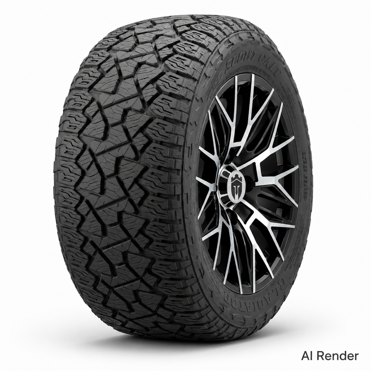 Empire® 14" Diablo D3B Wheel with X Comp Golf X/T Tire Package