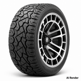 Empire 14" Quest Q1 Wheel with X Comp Golf A/T Tire Package