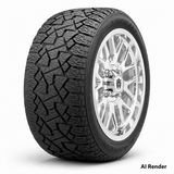 Empire 15" Knight K4 Chrome Wheel & X Comp Golf A/T Tire Package