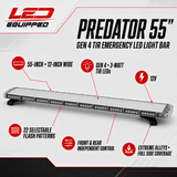 Predator Emergency LED Light Bar 55 in LED Equipped