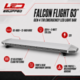 Falcon Flight Emergency LED Light Bar 63 in LED Equipped