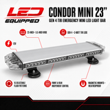Condor Emergency LED Light bar 23in LED Equipped