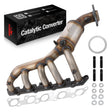 Exhaust Manifold Catalytic Converter For 2004-2012 Chevy Colorado, GMC Canyon, Hummer H3, Isuzu i-350/i-370 L5 3.5L 3.7L Flashark