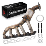 Exhaust Manifold Catalytic Converter For 2004-2012 Chevy Colorado, GMC Canyon, Hummer H3, Isuzu i-350/i-370 L5 3.5L 3.7L