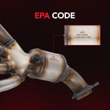 Exhaust Manifold Catalytic Converter For 2004-2012 Chevy Colorado, GMC Canyon, Hummer H3, Isuzu i-350/i-370 L5 3.5L 3.7L Flashark