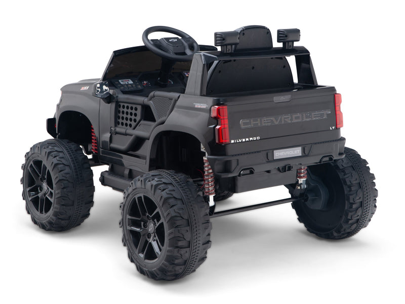 Chevy Silverado Monster Pickup Truck Ride On Toy Truck For Children W/Magic Cars® Wireless Parental Control