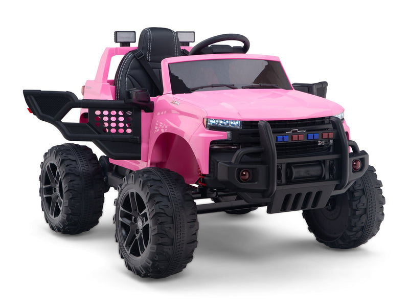 Chevy Silverado Monster Pickup Truck Ride On Toy Truck For Children W/Magic Cars® Wireless Parental Control