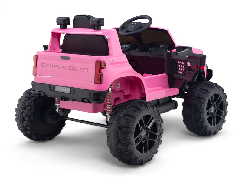 Chevy Silverado Monster Pickup Truck Ride On Toy Truck For Children W/Magic Cars® Wireless Parental Control