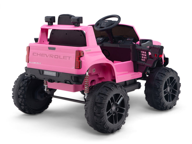 Chevy Silverado Monster Pickup Truck Ride On Toy Truck For Children W/Magic Cars® Wireless Parental Control